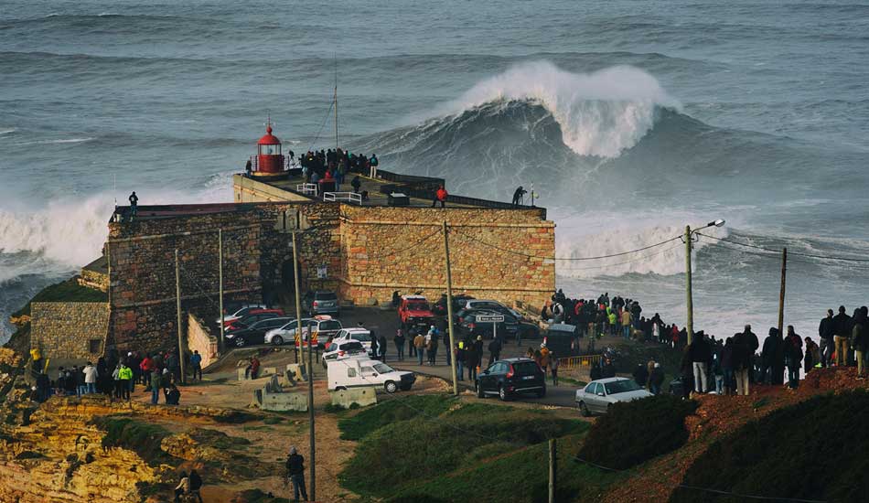 The most famous fortress in surfing today. Photo: <a href= \"http://joaobracourt.com/\" target=_blank>Joao Bracourt.</a>