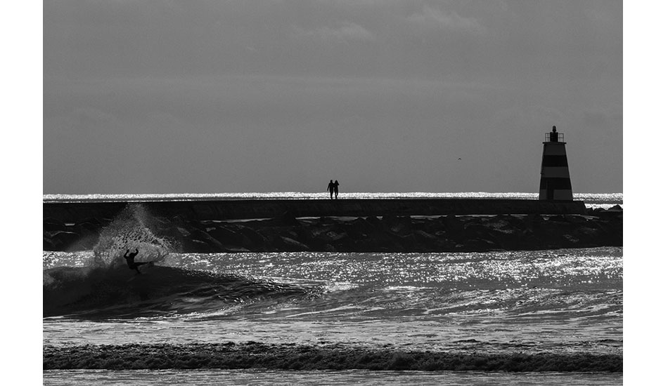 Former World Tour surfer Pedro Henrique preferred the lefts. Photo: <a href= \"http://joaobracourt.com/\" target=_blank>Joao Bracourt.</a>