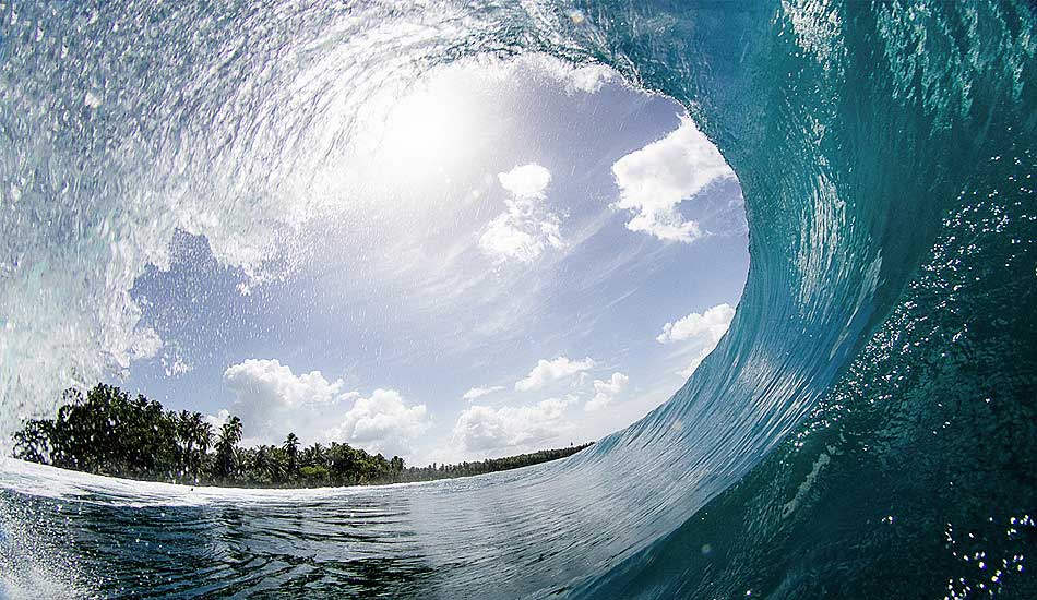 If you can throw yourself over the edge and aren\'t phased by the less-than-knee-deep end section, this wave can offer some pretty unbelievable tubes. Photo: <a href=\"http://johnbarton.net.au/\">John Barton</a>