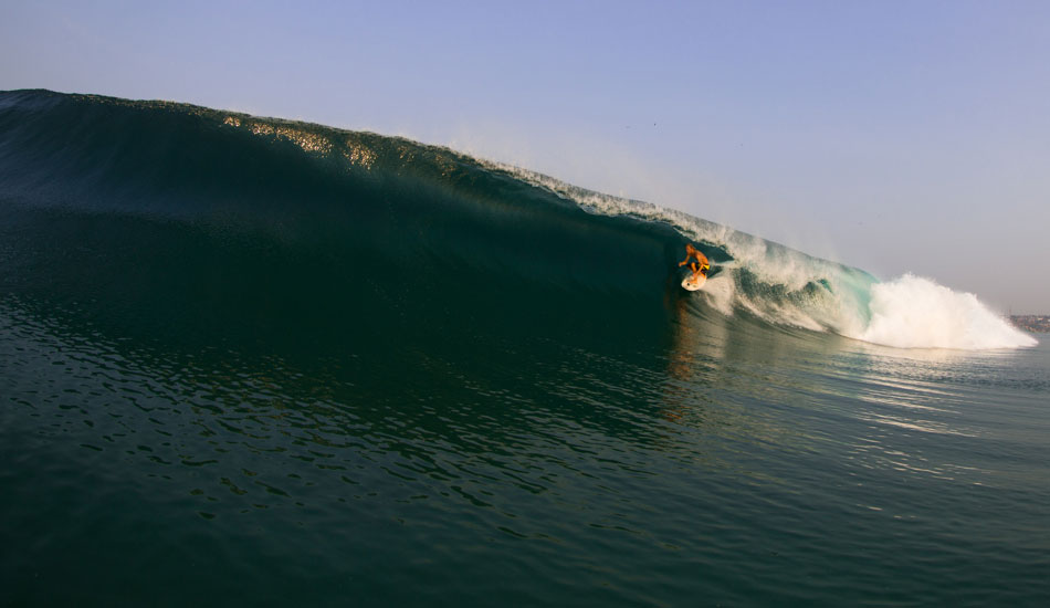 Gavin Beschen has always been one of my all-time favorite surfers. I always get so psyched to surf with him and now the same goes for shooting. This wave was uncharacteristically clean for Puerto standards. Looks almost like Indo. Photo: <a href=\"http://www.hungrywalrus.com/\" target=_blank>John Maher</a>