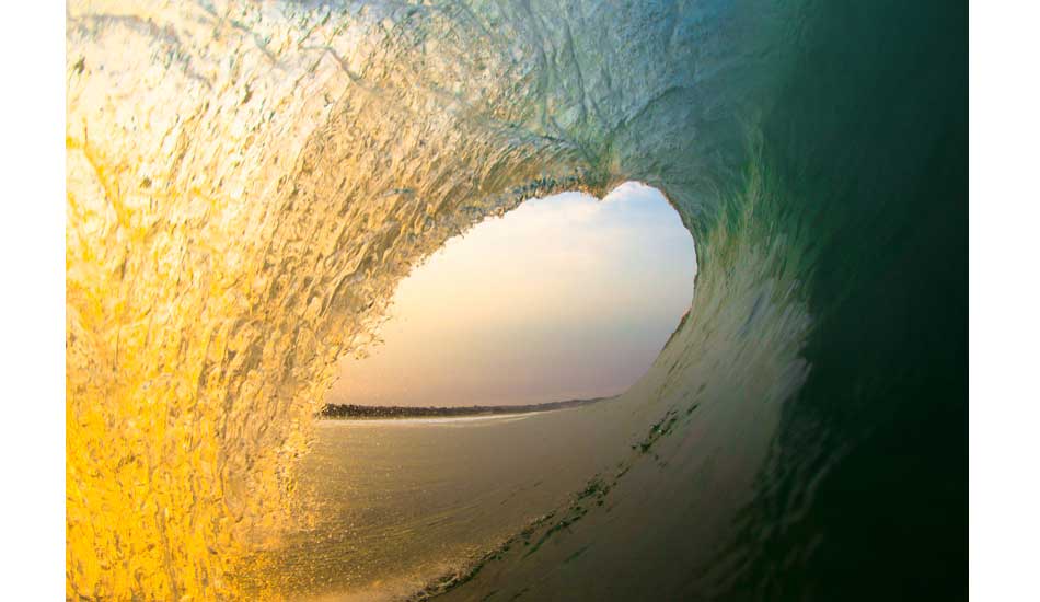 Puerto Escondido is best before noon. I like to get in the water to watch the sunrise thus maximizing tube time. Photo: <a href=\"http://www.hungrywalrus.com/\" target=_blank>John Maher</a>