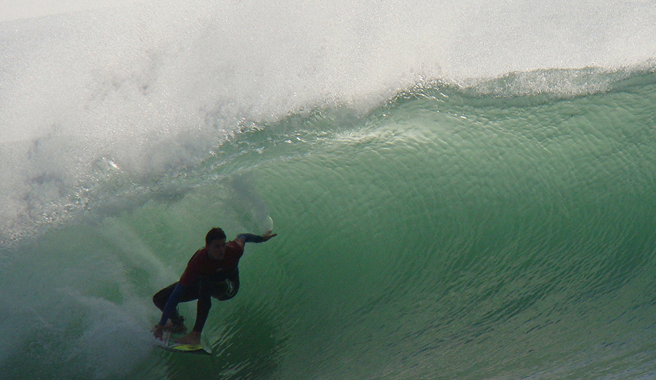 Peniche:  Inside touch. Photo: Jose Pinto