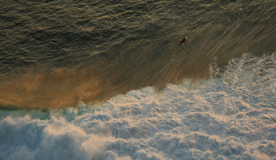 Nazaré:   Ocean or clouds? Photo: Jose Pinto