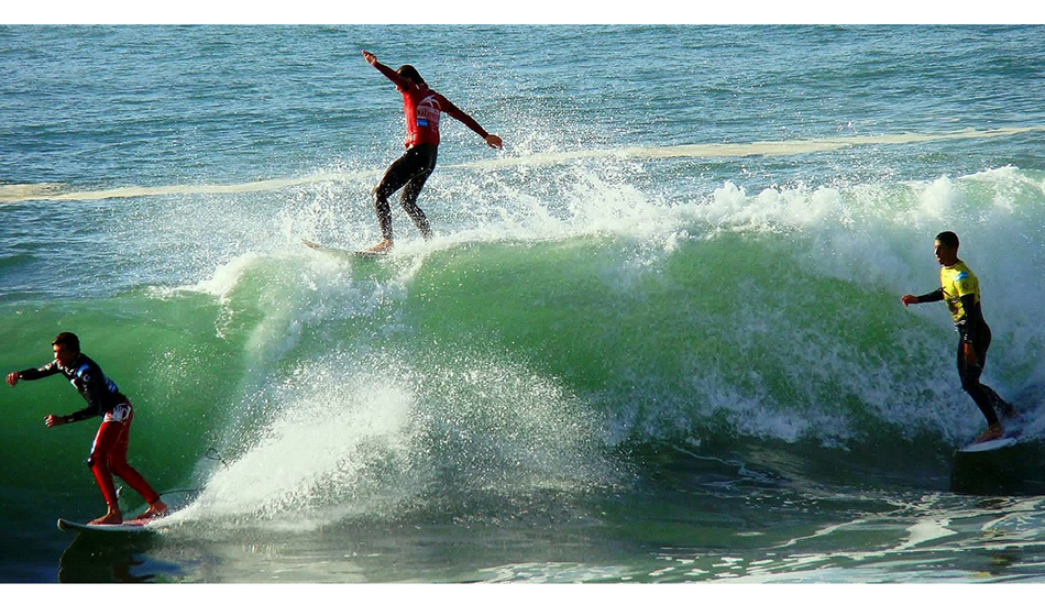 Nazaré:   I like to be on top. Photo: Jose Pinto