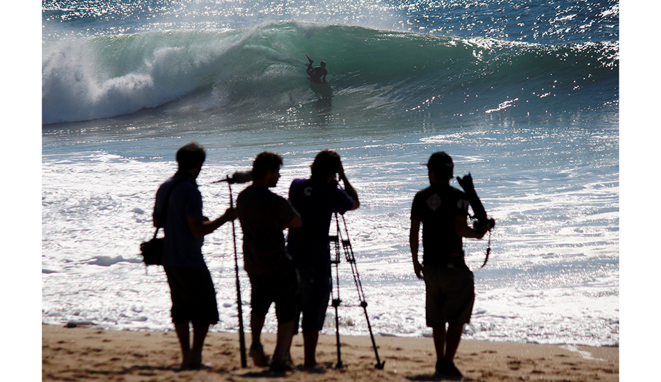 Nazaré: I\'m an easy target. Photo: Jose Pinto 