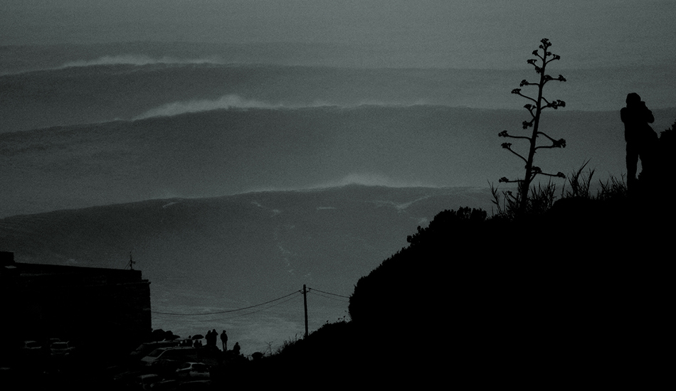 Nazaré: Stormy waves in North Canyon. Photo: Jose Pinto