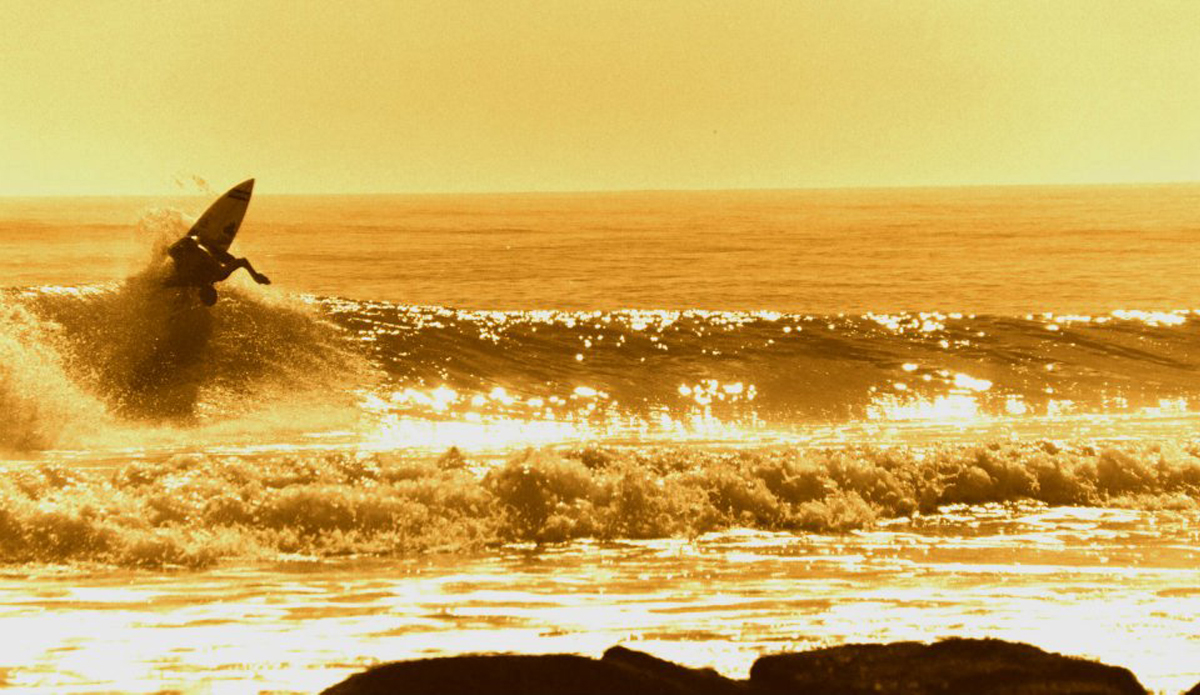 One of my personal favorites. Shot on a 35mm. Anthony Osment in The Golden Hour off the coast of the Carolinas. Photo: <a href=\"http://www.studiopierce.com/about/\">Josh Pierce</a>