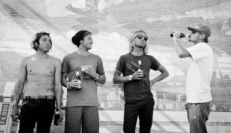 Jared Mell, Justin Quintal, Alex Knost and Tyler Warren during last Duct Tape celebrated in Salinas. Spain Image: <a href=\"http://juanfernandezfotografo.com/\" target=\"_blank\">Fernandez</a>