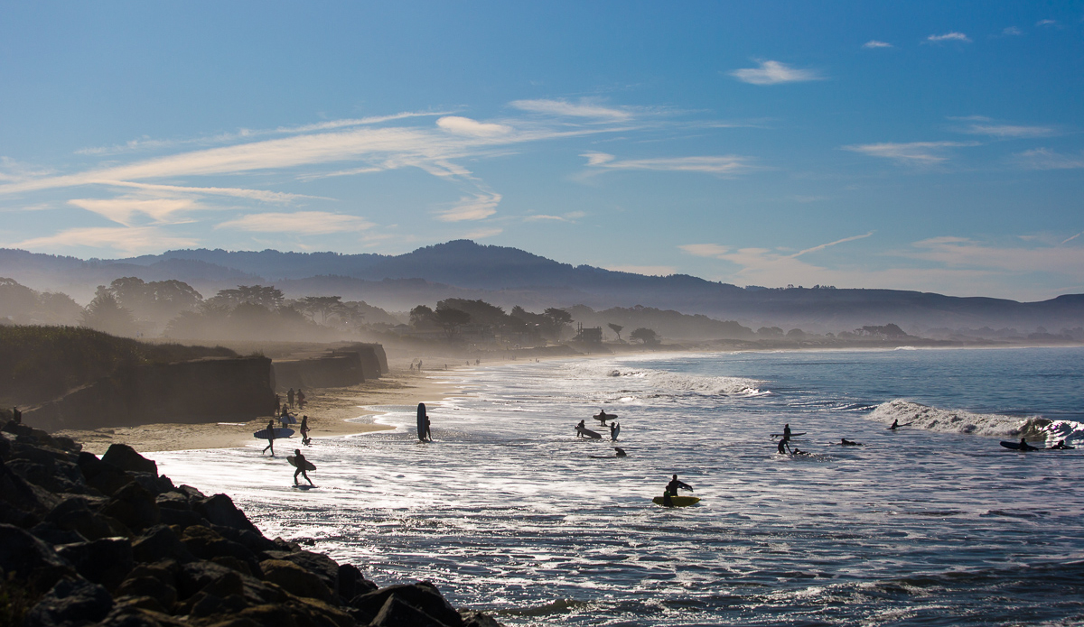 Mavericks is just few miles away. Despite the mountainous waves that break here, Half Moon Bay can be a pretty peaceful place.