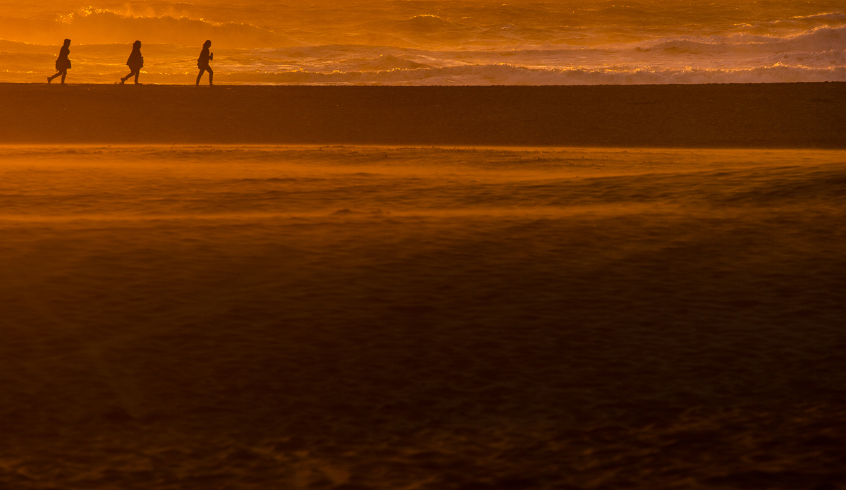 Ocean Beach sunset doing its best impression of Mars.