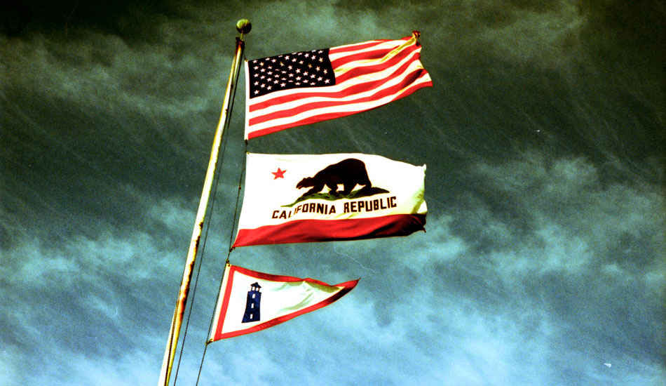 Flags over the lighthouse: A transplant from Michigan, Tatar shows some California love. Photo: <a href=\"http://www.ryantatar.com\" target=\"_blank\">Ryan Tatar.</a>