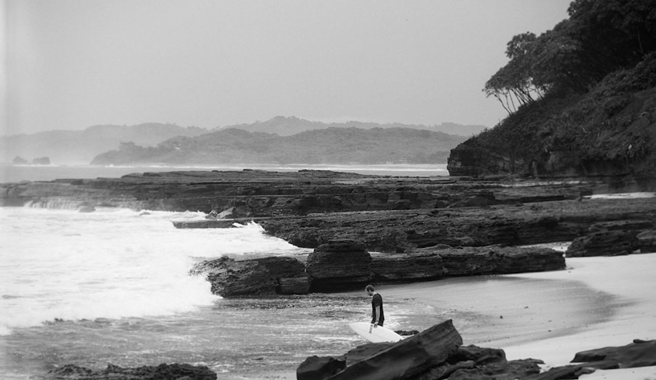 What could beat walking out from a gorgeous cove to surf warm water waves with no one but your friends.