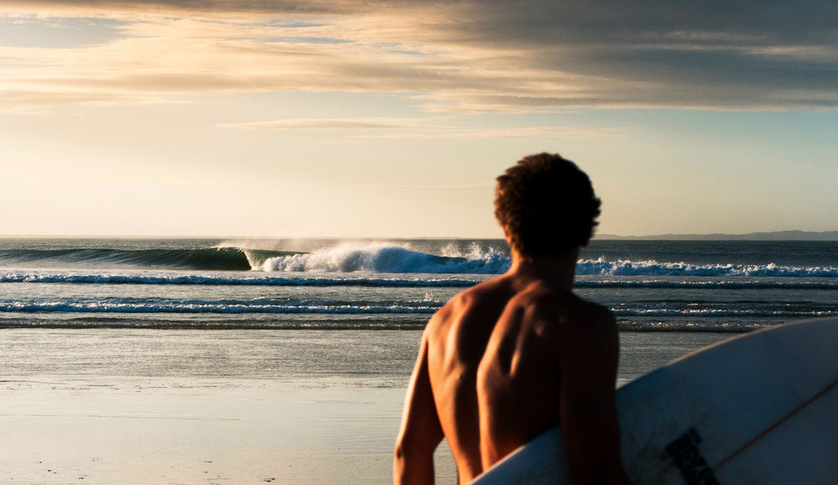 I\'ll never forgot this day. Experiencing perfect little drainers on you\'re first visit with good mates. This photograph was shot as we went back out for one last session as the sun was setting. Photo: <a href=\"http://www.kanebrownphoto.com/#1\">Kane Brown</a>