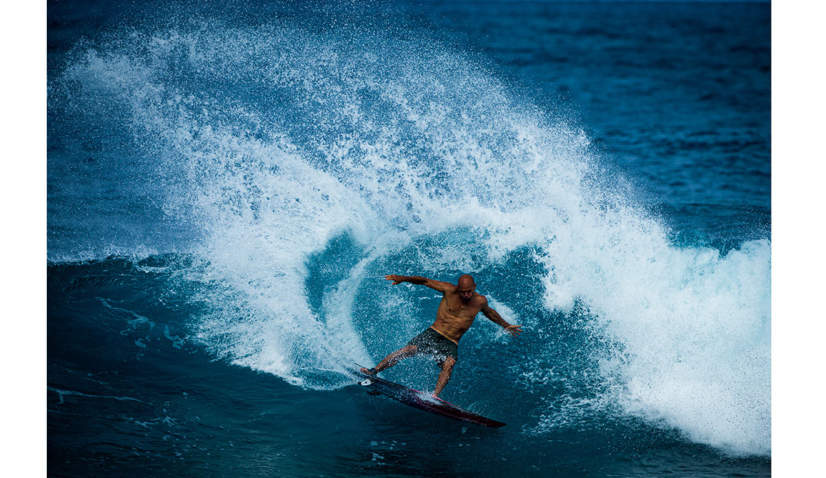 Slater is the GOAT for many reasons, and one of them is turns like this. Photo: Todd Glaser//Rizzoli