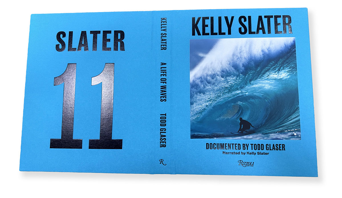 Kelly Slater: A Life of Waves is available now. Photo: Todd Glaser//Rizzoli