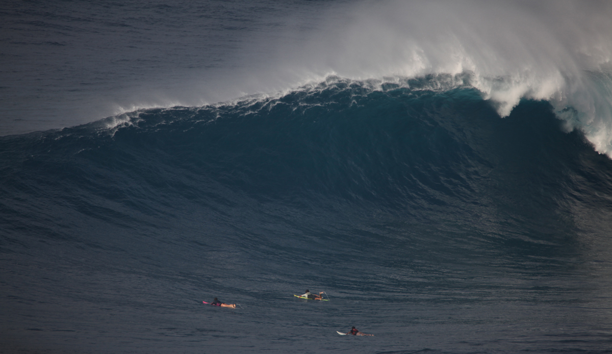 Pe\'ahi (Jaws) on Jan 16, 2016. Photo: Shannon Marie Quirk @shannonreporting