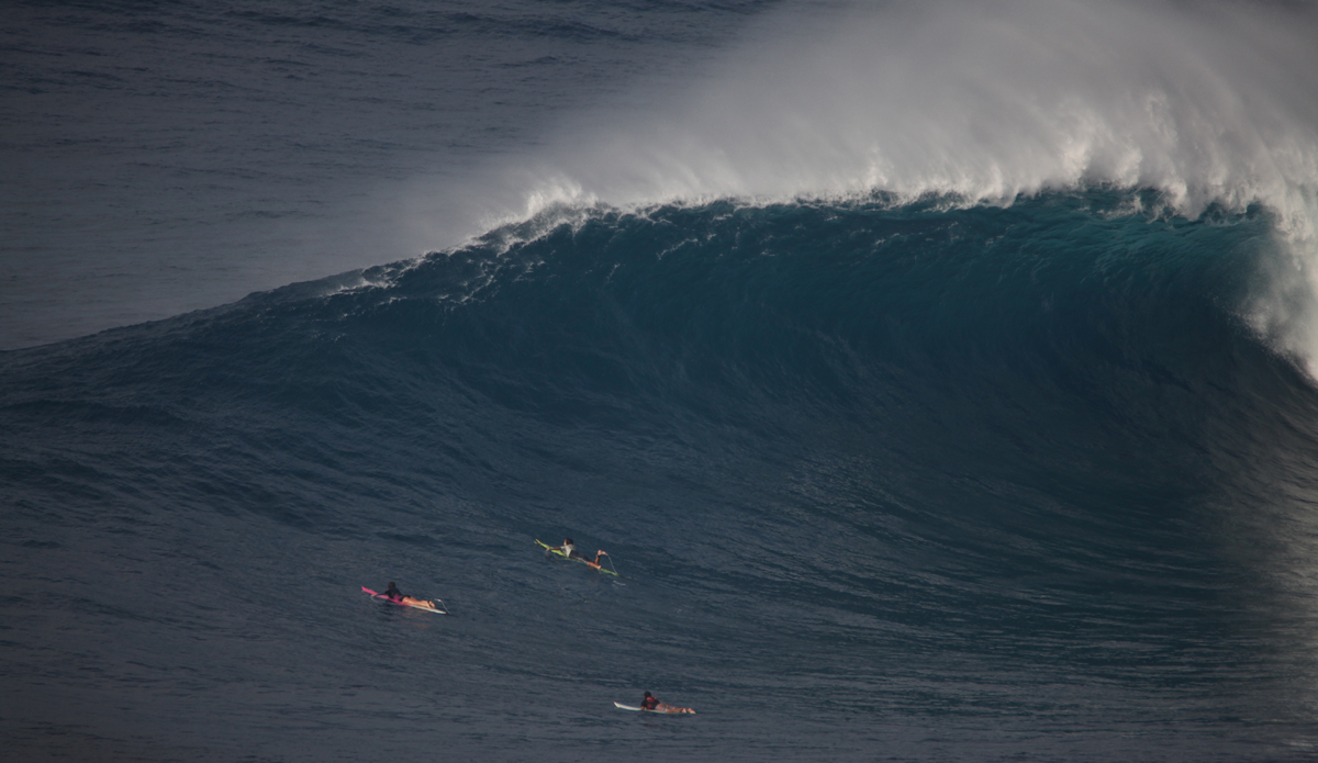 Pe\'ahi (Jaws) on Jan 16, 2016. Photo: Shannon Marie Quirk @shannonreporting