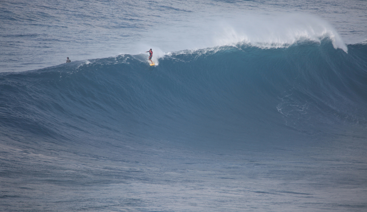 Pe\'ahi (Jaws) on Jan 16, 2016. Photo: Shannon Marie Quirk @shannonreporting