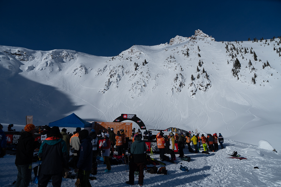 View from the finish gate. 