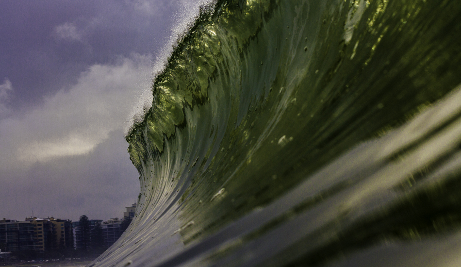 Gloom and gold - Mooloolaba, Sunshine Coast. Photo: Kieran Tunbridge