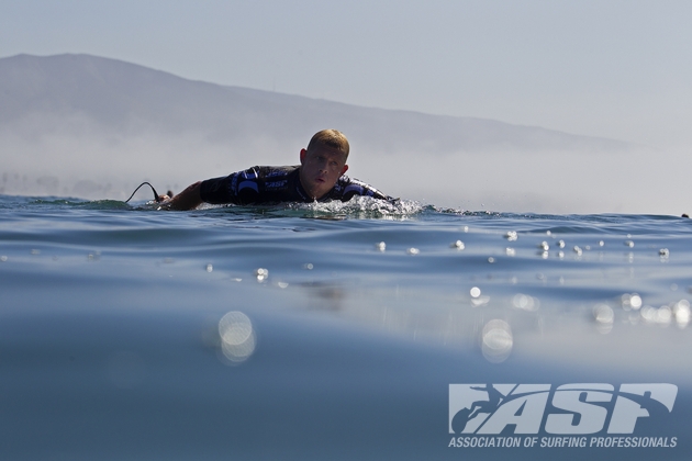 Fanning wasn\'t going out without a fight. Photo: ASP