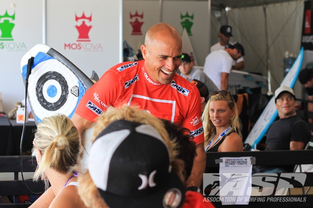 Kelly also started off the year with a 5th. Foreshadowing?  Photo: ASP