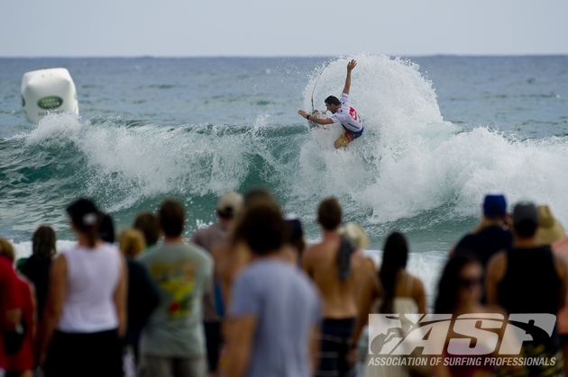 The year kicked off with a bang, and while Taj Burrow claimed the title at Snapper, Joel Parkinson managed to take fifth. Photo: ASP/Kirstin