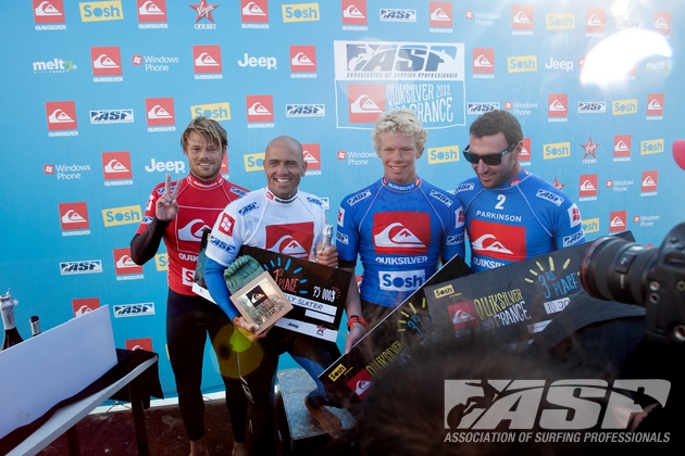 The awards podium looked something like this. Photo: ASP