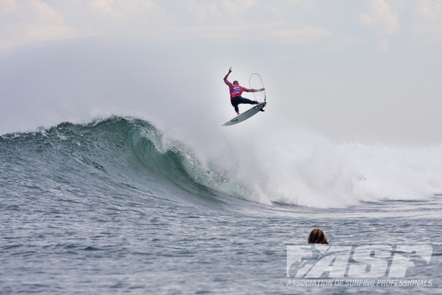 And he threw down some serious airs. Photo: ASP