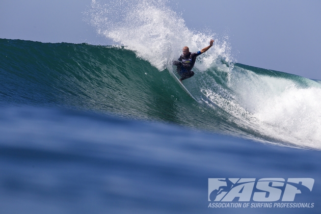 The Tour migrated to Southern California, where Kelly Slater went to work. Photo: ASP