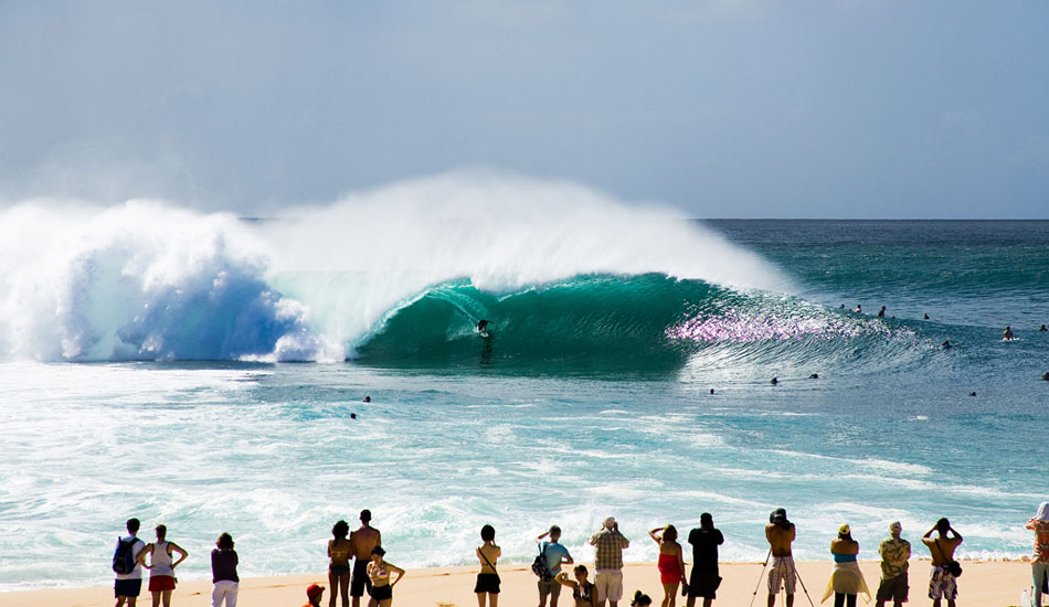 Mikala Jones, Pipeline, HI 2008. <a href=\"http://www.ruddyphoto.com\" target=_blank>RuddyPhoto.com</a>