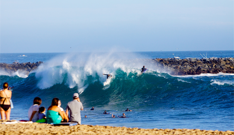 How could I not include a picture from the Wedge in my portfolio? Spencer Pirdy with another air drop. Image: <a href=\"http://www.quinnmatthewsphotography.com/\" target=\"_blank\">Matthews</a>