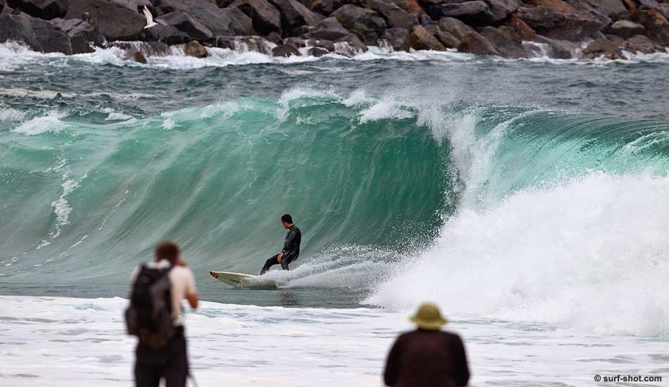 July 2010. The Wedge is ruthless.  Photo: Chuck Schmid/<a href=\"http://surf-shot.com/\" target=\"_blank\">Surf-Shot.com</a>