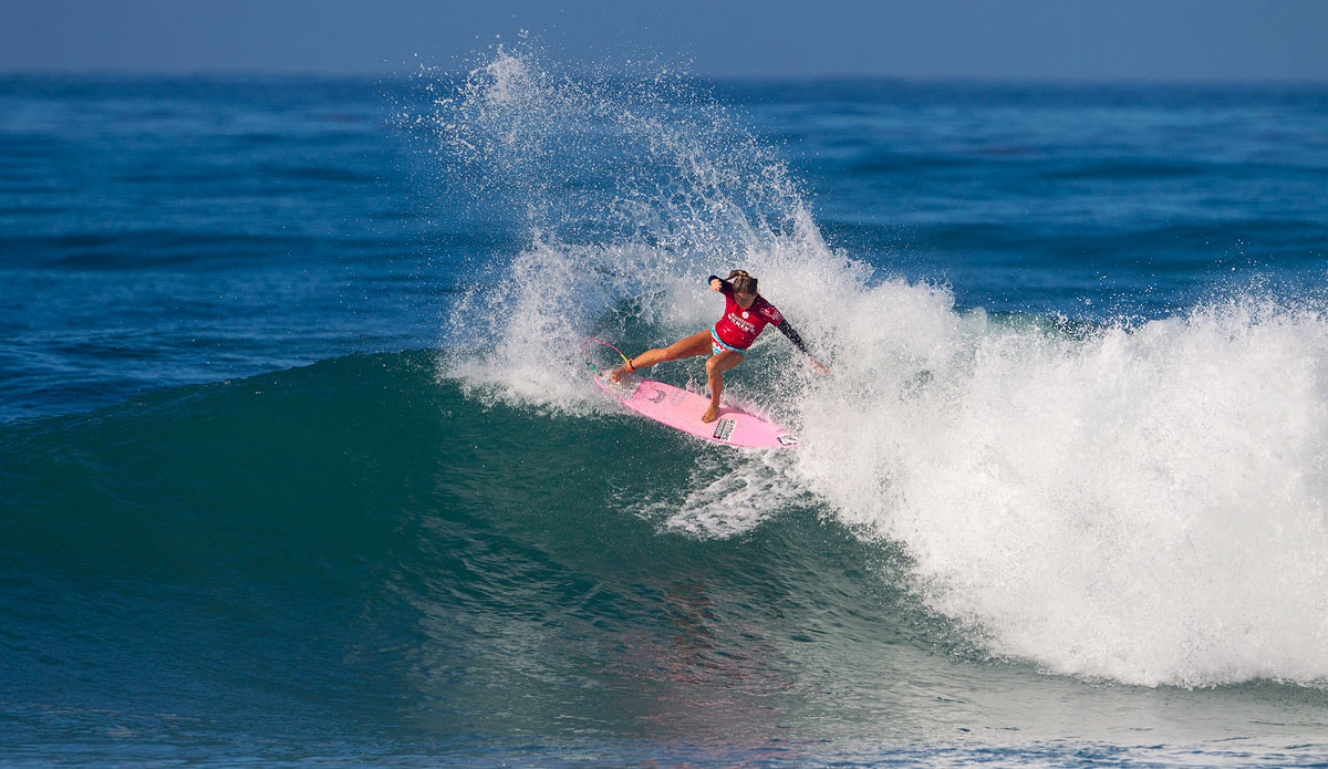 After falling to Steph Gilmore by less than a point, Coco Ho will head to Europe with an equal third at Trestles. Photo: <a href=\"http://www.aspworldtour.com/\">ASP/Kirstin</a>