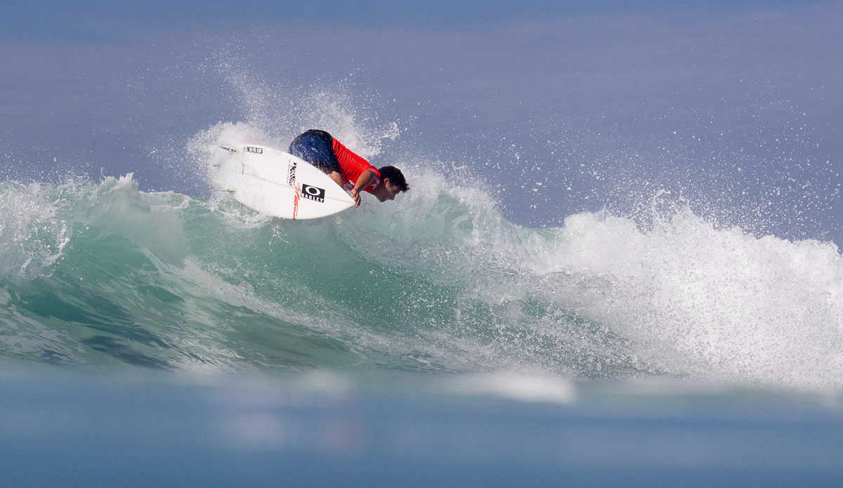  Italo Ferreira of Brazil (pictured) winning his Round 3 heat at the Hurley Pro on Thursday September 11, 2015. Italo posted a score of 8.67 (out of a possible10) to advance to the next round. Photo: <a href=\"http://www.worldsurfleague.com/\">WSL/<a href=\"https://instagram.com/nomadshotelsc/\"</a>/Rowland</a>