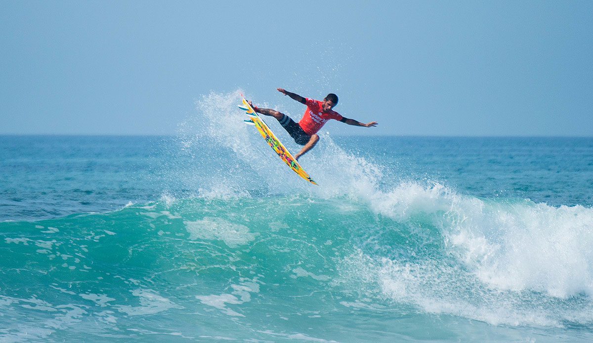 Filipe Toled of Brasil (pictured) winning his Round 3 heat  at the Hurley Pro Trestles on Friday September 11, 2015. Photo: <a href=\"http://www.worldsurfleague.com/\">WSL/<a href=\"https://instagram.com/kirstinscholtz/\"</a>/Kirstin Scholtz</a>