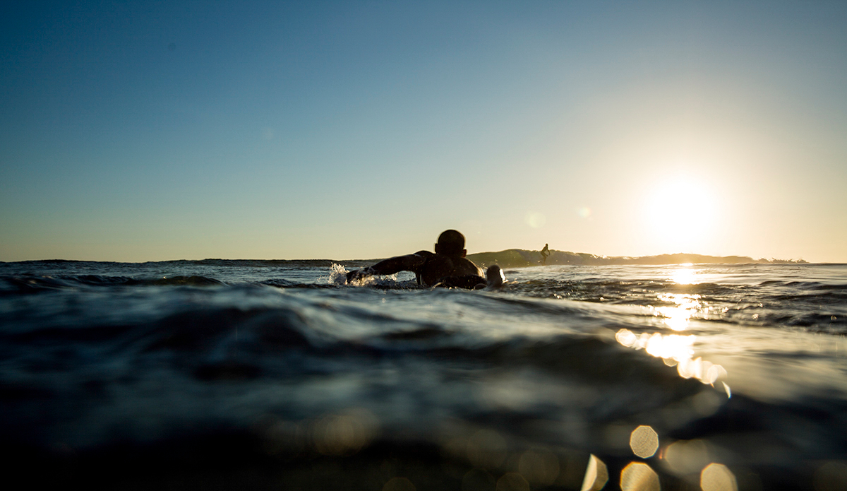 Dwindling swell? Paddle out anyway. Photo: <a href=https://instagram.com/jnsparkman\">@jnsparkman</a>