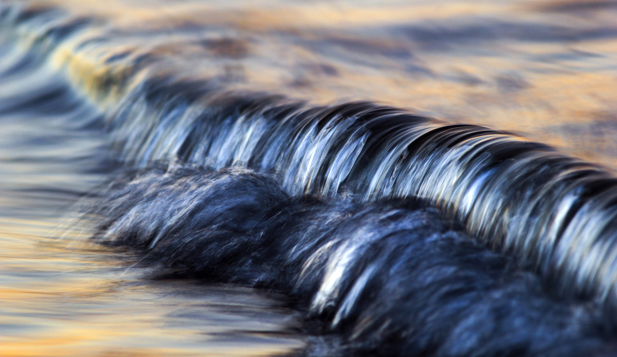 Even the foam in a little one can look that beauty with the right light. Photo: Luiz Blanco