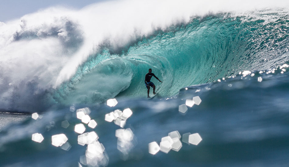 This was taken just over a week ago here on the North Shore of Oahu, This is Pipeline and it was maxed out. I love getting in the water and feeling it\'s power.  Photo: <a href=\"http://500px.com/DougFalterPhotography\">Doug Falter</a>