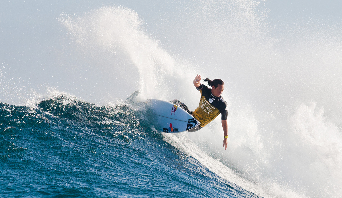 Jordy Smith placed equal 5th in the Drug Aware Margaret River Pro, being defeated by Bede Durbidge  in the Quarterfinals. Photo: <a href=\"http://www.aspworldtour.com/\">ASP/Cestari</a>