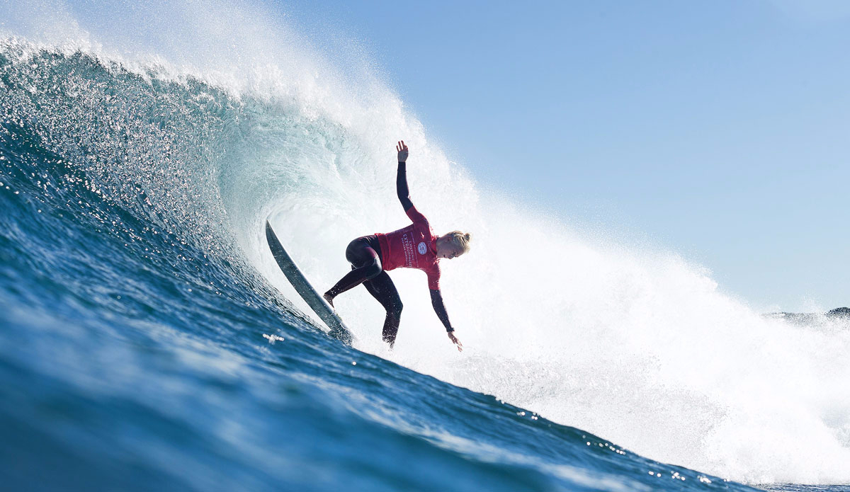 Tatiana Weston-Webb. Don\'t be surprised when you see giant things from this rookie. Photo: <a href=\"http://www.worldsurfleague.com/\">WSL</a>