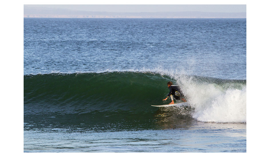 Dane Anderson on a mini-barrel. Photo: <a href=\"http://markmcinnis.com/\">Mark McInnis</a>