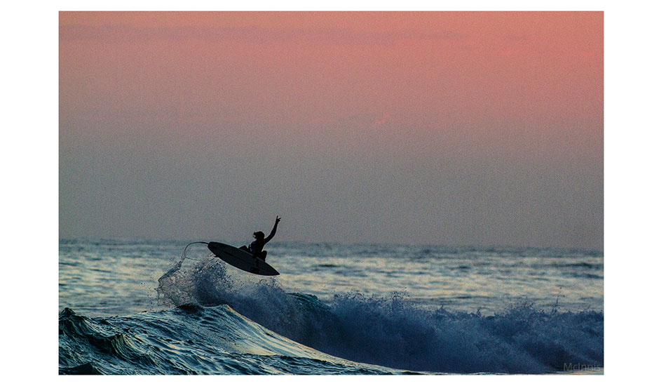 Dane Anderson at last light. Photo: <a href=\"http://markmcinnis.com/\">Mark McInnis</a>