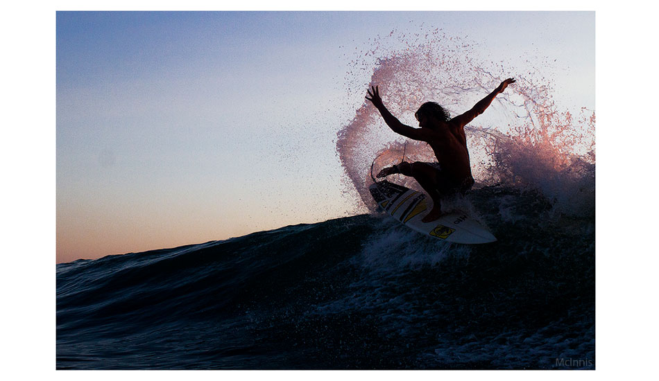 Dane Anderson setting the fins free. Photo: <a href=\"http://markmcinnis.com/\">Mark McInnis</a>