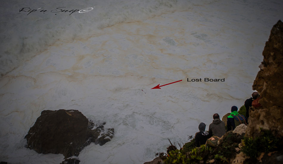 Where the board ended up. Photo: <a href=\"https://www.facebook.com/ripandsnap\" target=_blank>Mark Wengler</a>