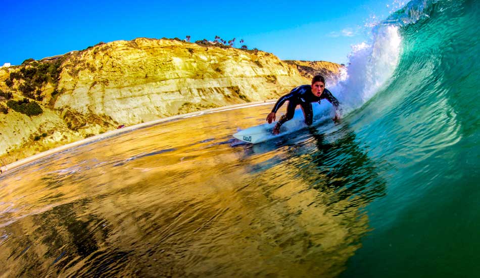 Kristian Mann sets up on a clean wave. Photo: <a href=\"http://www.mattadenphotography.com\">Matt Aden</a>