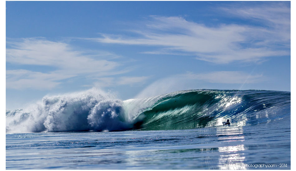 Glistening offshore barrels have been abundant throughout San Diego. Photo: <a href=\"http://www.mattadenphotography.com\">Matt Aden</a>