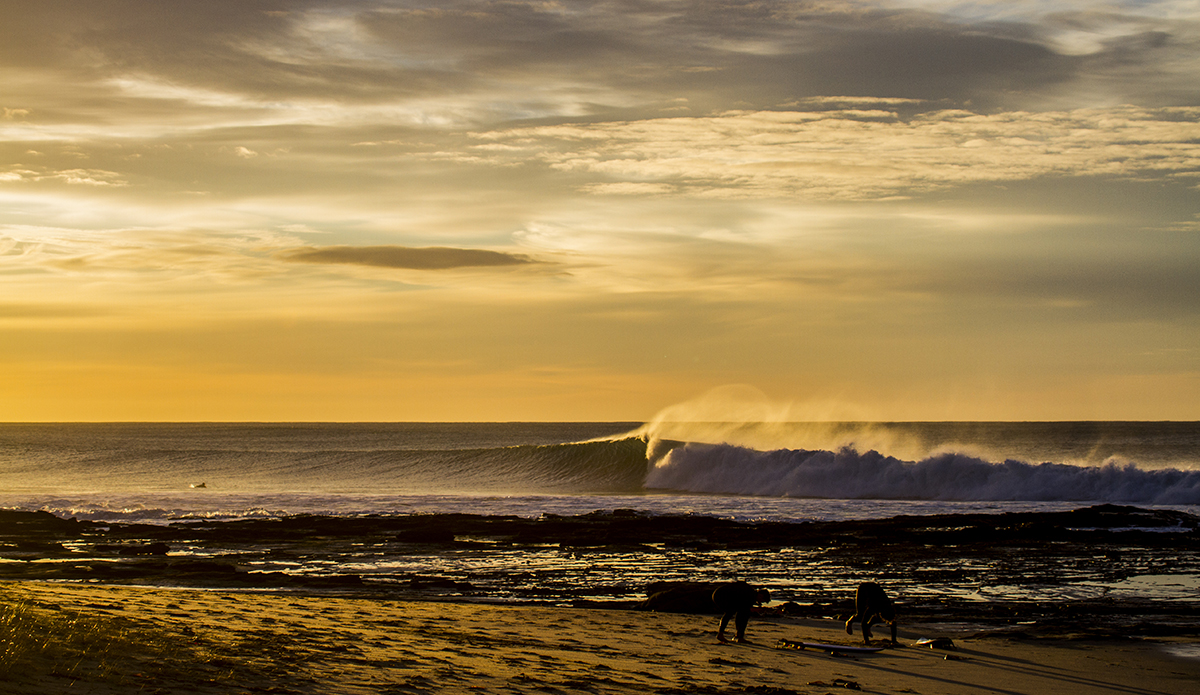 Blazing Cold. Taken in Victoria after three previous attempts to score waves there. I went down for three days and saw waves I couldn\'t believe existed. Photo: <a href=\"http://www.mattburtphoto.com/\">MattBurt</a>