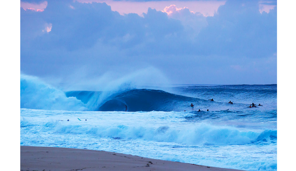 Sunset at Pipe. Photo: <a href=\"http://mattdunbar.com.au\">Matt Dunbar</a>