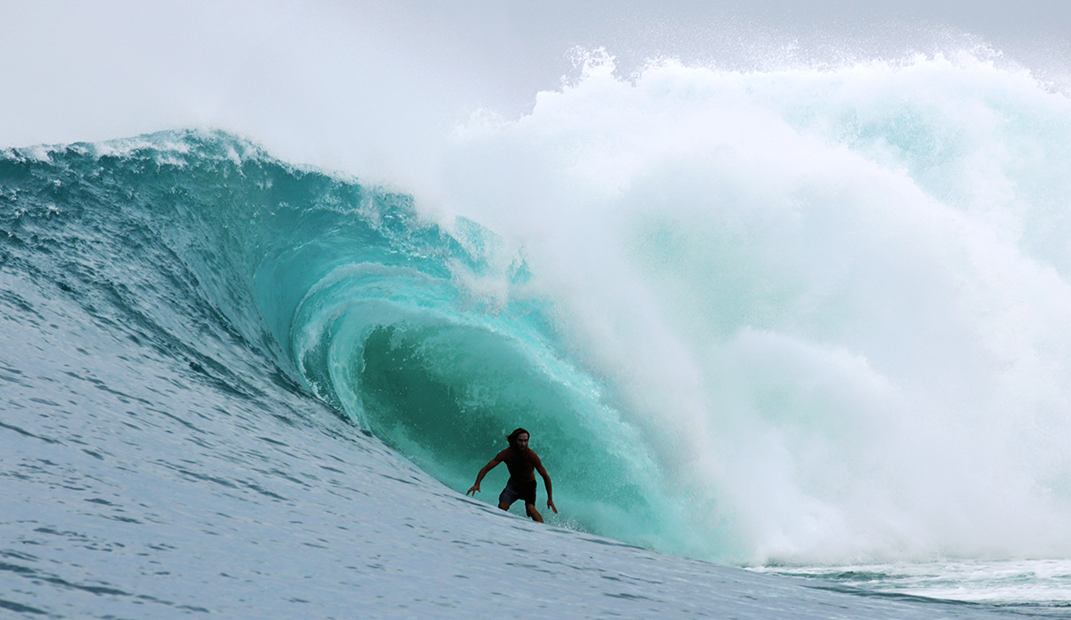 Old mate Zack on the wave of the day! He got barreled three times on this wave. Photo: <a href=\"http://mattdunbar.com.au\">Matt Dunbar</a>